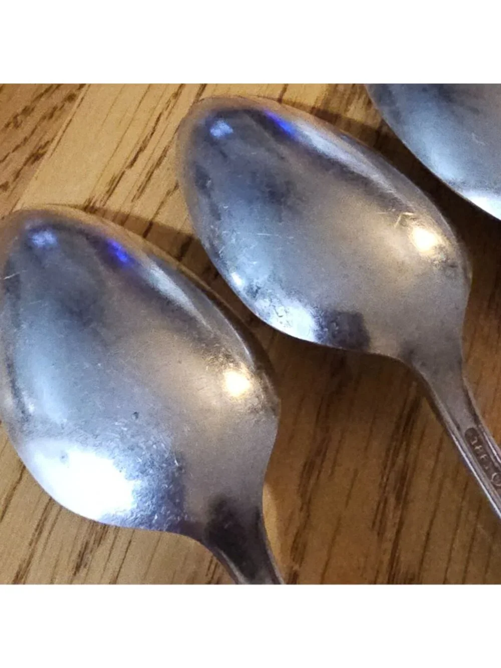 4 Rogers Plantation Silverplate Teaspoon Oneida Silver Rose Floral vtg 1948 Vict
